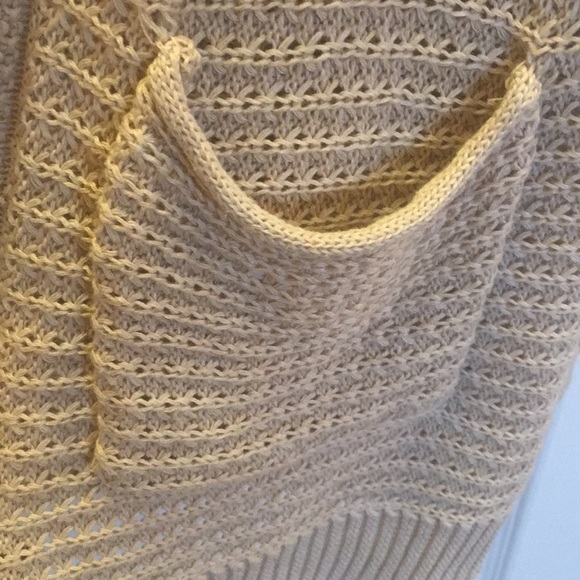 Long Oatmeal Knit Open Cardigan - Picture 4 of 8